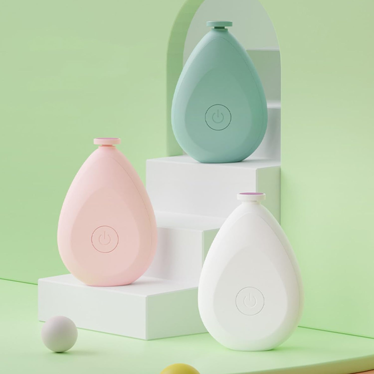 Baby Electric Nails Grinder Kits Safe (1 Pc  Mix Color  With 4 Grinding Heads) Baby Electric Nails Grinder Kits Safe (1 Pc  Mix Color  With 4 Grinding Heads)